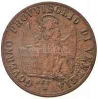 Olasz Államok / Velence / Forradalom 1849ZV 3c Cu T:2  Italian States / Venice / Revolution 1849ZV 3 Centesimi Cu C:XF