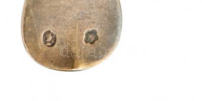 Ezüst (Ag.) kis kanál (5 db), jelzett, h: 14 cm (5×), nettó:135 g