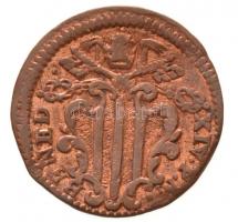 Olasz Államok / Pápai Államok / Gubbio ~1740. Quattrino Cu "XIV. Benedek" T:2
Italian Sta...