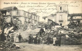 Reggio Calabria, Avanzi del Palazzo Chindemi Chiantella / remains of the palace, earthquake, ruins (EK)
