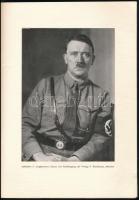 1939 Leipzig - Tag des deutschen Rechts / Német jogi kongresszus négynyelvű programfüzete Hitler kép...