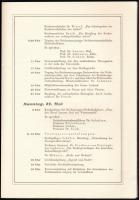 1939 Leipzig - Tag des deutschen Rechts / Német jogi kongresszus négynyelvű programfüzete Hitler kép...