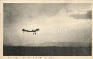 Oesterr. Monoplan Etrich II. Flugfeld Wiener-Neustadt / WWI Austrian military aircraft (EK)