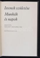 Hésziodosz: Istenek születése / Munkák és napok. Bp., 1974, Magyar Helikon. Kartonált papírkötésben,...
