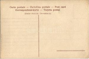 Naples, Napoli; Costumi Popolari / Spaghetti eating on the street, boys, spagetti making devices on ...