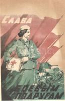 Soviet military Red Cross propaganda