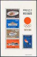 Summer Olympics, Tokyo block + cover, Nyári Olimpia, Tokió blokk + borító