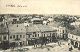 Drohobych, Drohobycz; Ogólny widok / general view, J. M. Oberlander's and Herman Licht's shops, square (EK)