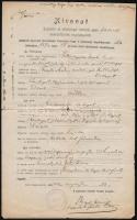 1914 Kaposvár, Kivonat Kaposvár és anyakönyvi kerülete zsidó felekezeti házasultjainak anyakönyvéből