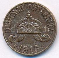 Német Kelet-Afrika 1913A 1h Br T:2,2-
German East Africa 1913A 1 Heller Br C:XF,VF
Krause KM#7