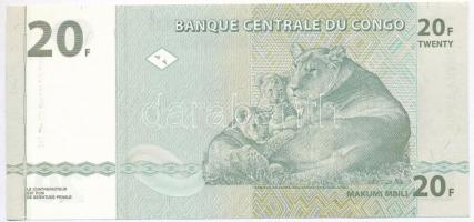 Kongói Demokratikus Köztársaság 2003. 20Fr T:I 
Congo Democratic Republic 2003. 20 Francs C:UNC