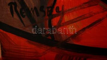 Remsey jelzéssel: Tempo. Olaj, falemez, 69×49 cm