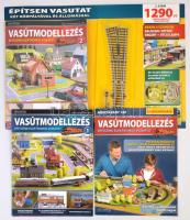 A Vasútmodellezés 1-2. száma, hozzá tartozó modellekkel, összesen 5 db