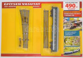 A Vasútmodellezés 1-2. száma, hozzá tartozó modellekkel, összesen 5 db