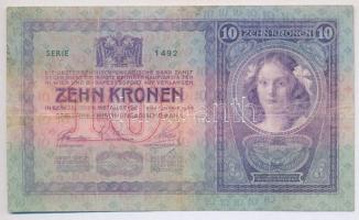 1904. 10K izraelita felülbélyegzéssel T:III