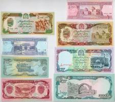 Afganisztán 2002. 1A + 2A + 1979. 50A + 1990. 100A + 1991. 500A + 1000A + 1993. 5000A + 10.000A T:I
...