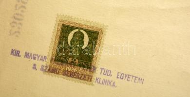 1934 Bp., A Kir. Magyar Pázmány Péter Tudomány Egyetemi 3. számú Sebészeti Klinika által kiállított ...