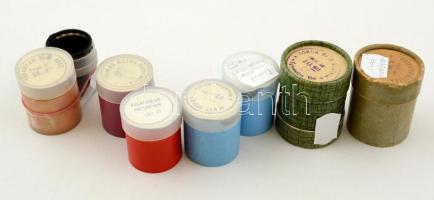 8 db régi diafilm, köztük 2 db ragasztott ( Walt Disney a mesefilm király, Állatok és kicsinyeik, Ta...