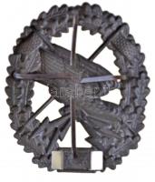 NSZK ~1960-1970. "Ejtőernyős" sapkajelvény + 1989. "Monte Cassino" kétoldalas ez...