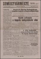 1947 A Somogy Vármegye, politikai napilap III. évfolyamának 58. száma