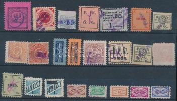 23 db különféle tagsági bélyeg