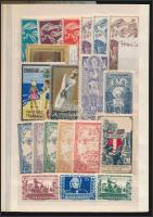 20 db francia reklám levélzáró / poster stamps