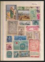 24 db afrikai levélzáró és bélyeg /  poster stamps