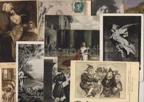 500 db régi motívumlap / 500 alte Motivkarten, sehr gemischt