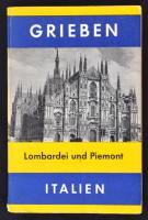 Italien: Lombardei und Piemont. München, 1958, Grieben-Verlag (Grieben-Reiseführer 15.). Térképmelléklettel. Papírkötésben, egyébként jó állapotban.