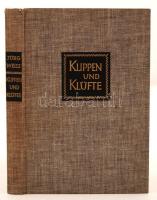 Weis, Jürg: Klippen und Klüfte. Zürich - Leipzig, 1942, Orell Füssli Verlag. Fekete-fehér illusztrációkkal. Kicsit kopott vászonkötésben, jó állapotban.