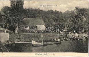Bellye, Bilje; Halász tó / fishing lake (ragasztónyomok / glue marks)