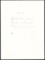 1929 Cserkészek, fotó, hátoldalán feliratozva, 11x8 cm