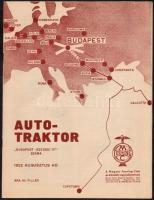 1932 Az Auto-Traktor c. újság. Budapest-Szeged út száma. Sok képpel