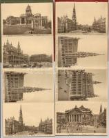 Brussels, Bruxelles; 3 db képeslap füzet összesen 27 db lappal / 3 postcard booklet with 27 postcards