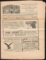 1908 Vadász-lap. 20. száma. Sok fegyver hirdetéssel