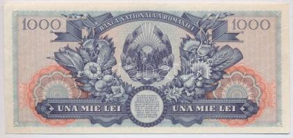 Románia 1948. 1000L T:I-,II
Romania 1948. 1000 Lei C:AU,XF