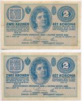 1914. 2K "C" (2x) T:III,III- Adamo K5