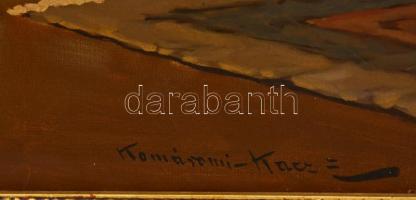 Komáromi Kacz Endre (1880-1969): Csellóslány. Olaj, vászon, jelzett, 70×88 cm