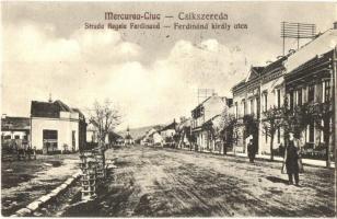 Csíkszereda, Mercurea Ciuc; Strada Regele Ferdinand / Ferdinánd király utca, Swoboda M. kiadása / street