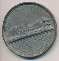 Nagy-Britannia 1851. "Viktória királynő / Nemzetközi Világkiállítás London 1851" fém emlék...