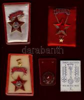 22db szocialista jelvény és sportérem