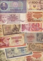 48db modern külföldi bankjegy T:2,3