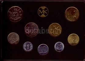 Csehszlovákia 1992. forgalmi szett 1k-10K pklf db T:1 Eredeti tokban és csomagolásban!