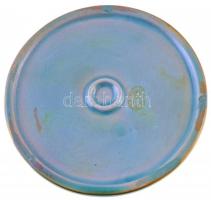 1984. "Magyarország - Franciaország Bélyegkiállítás - Budapest 1984" eozin mázas Zsolnay p...