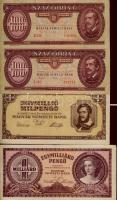 1920-1992. korona, pengő, infla, forint tétel 23klf bankjegy T:II+,II,III,IV (kevés)