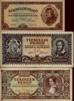 1920-1992. korona, pengő, infla, forint tétel 23klf bankjegy T:II+,II,III,IV (kevés)