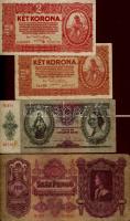 1920-1992. korona, pengő, infla, forint tétel 16klf bankjegy T:II+,II,III,IV (kevés)