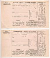 Budapest 1918. "Postautalvány - Vaglia postale" magyar és olasz nyelvű, kitöltetlen, "...