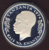 Tanzánia 1974. 50Sh Ag "Orrszarvú" T:PP