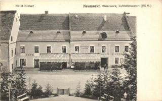 Neumarkt in Steiermark, Lufthöhenkurort, Hotel Hinker / spa resort, automobil station, hotel (EK)
